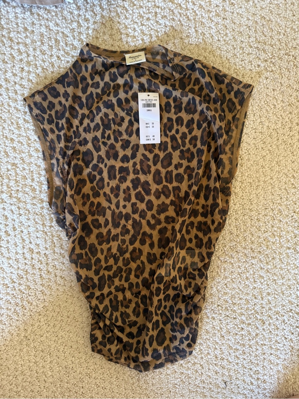 NWT Abercrombie and fitch Paloma mesh top